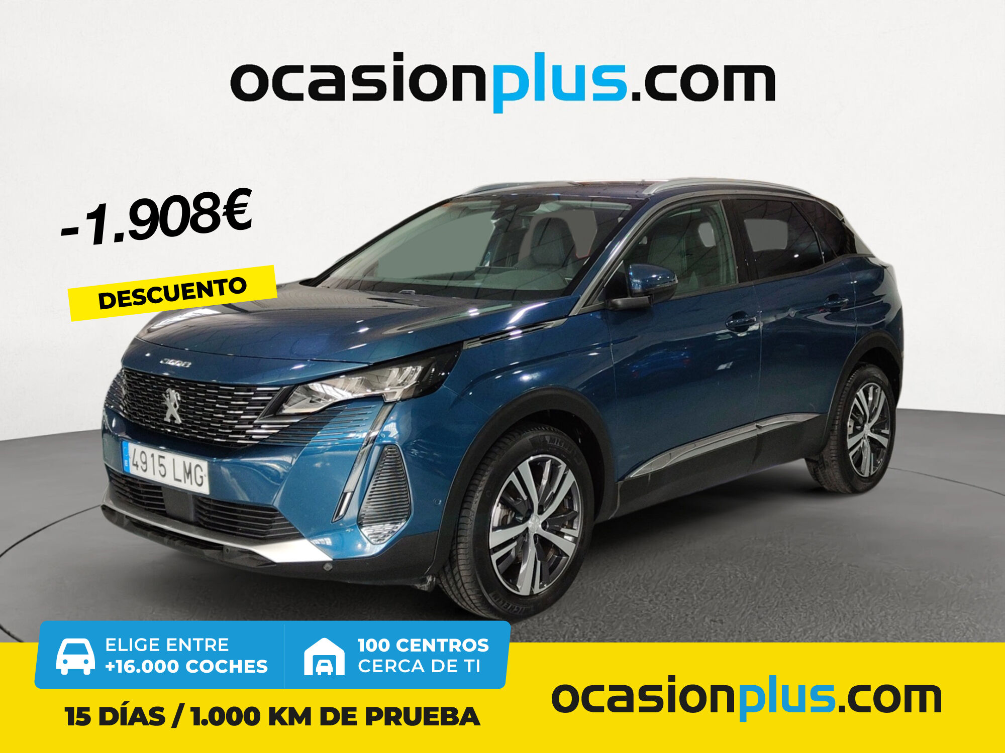 PEUGEOT 3008 (BlueHDi 130 S&S Allure Pack 96 kW (130 CV)) en Madrid