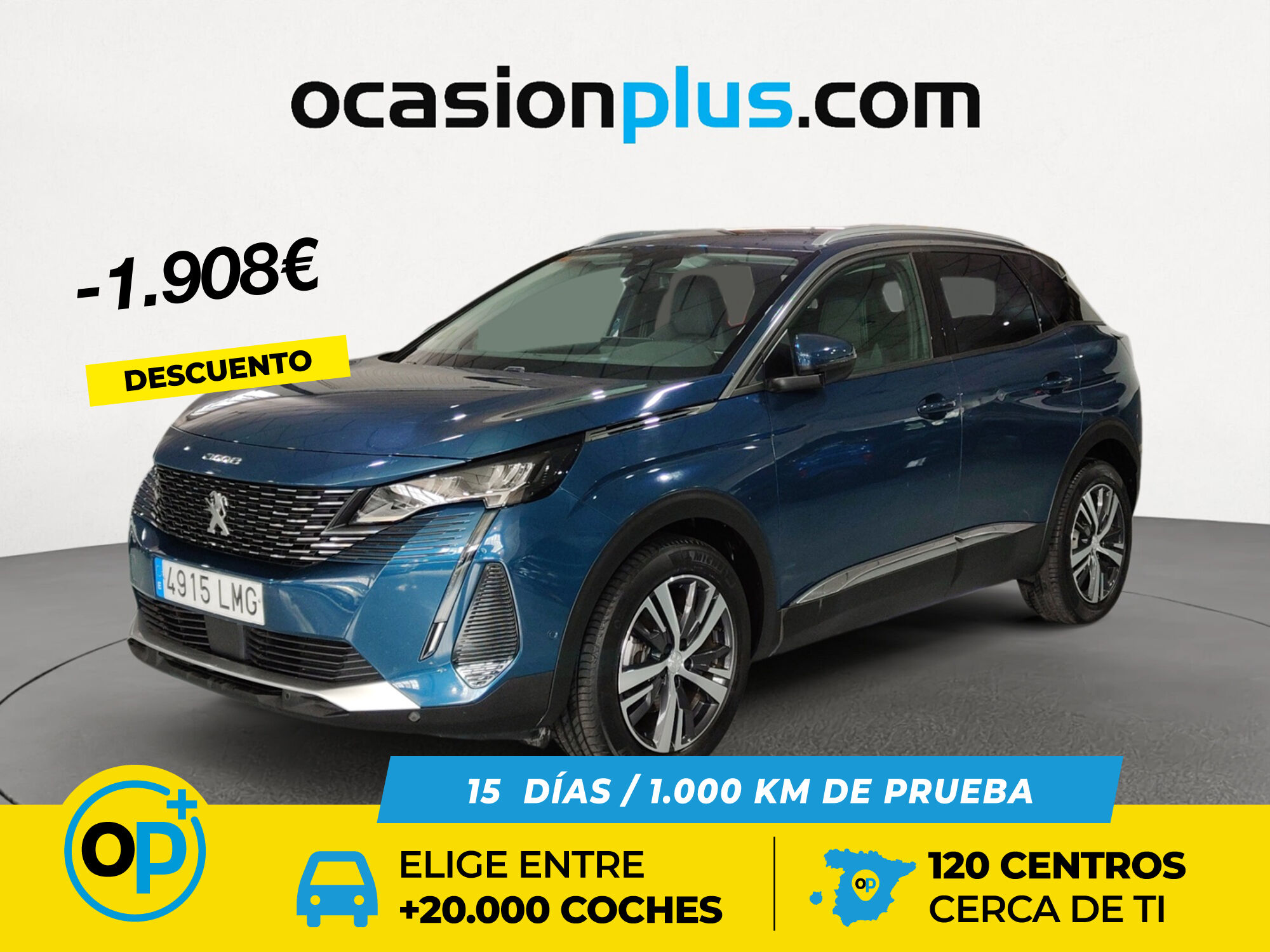 PEUGEOT 3008 (BlueHDi 130 S&S Allure Pack 96 kW (130 CV)) en Madrid