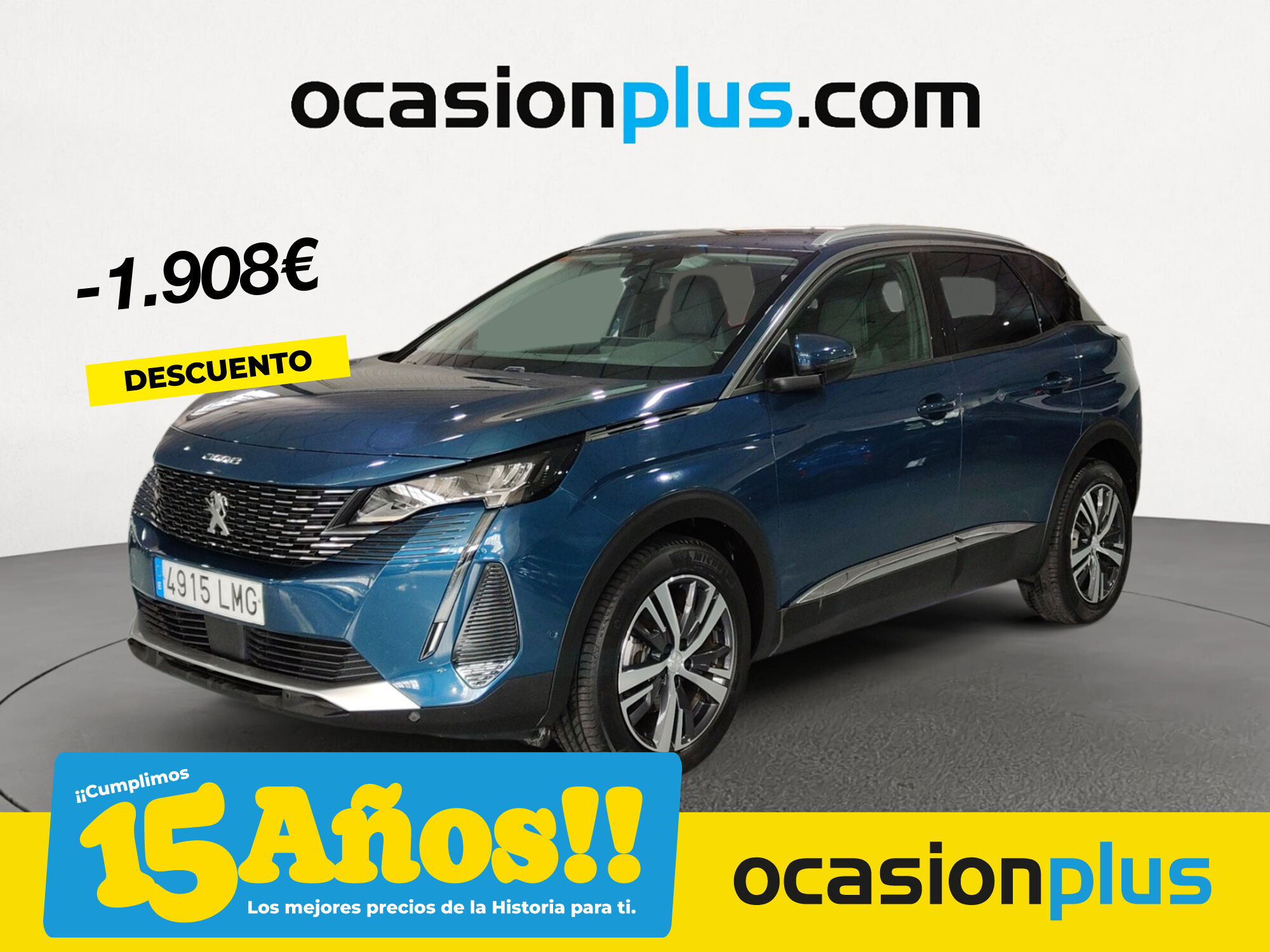 PEUGEOT 3008 (BlueHDi 130 S&S Allure Pack 96 kW (130 CV)) en Madrid