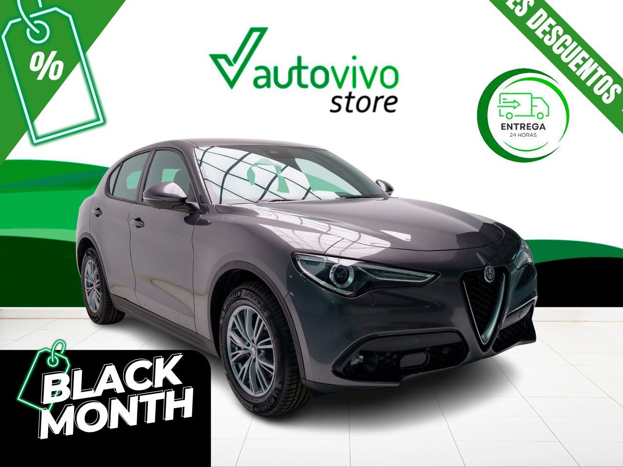 ALFA ROMEO Stelvio (Q4 SUPER 2.1 TD 190 CV AT8 5P) en Barcelona