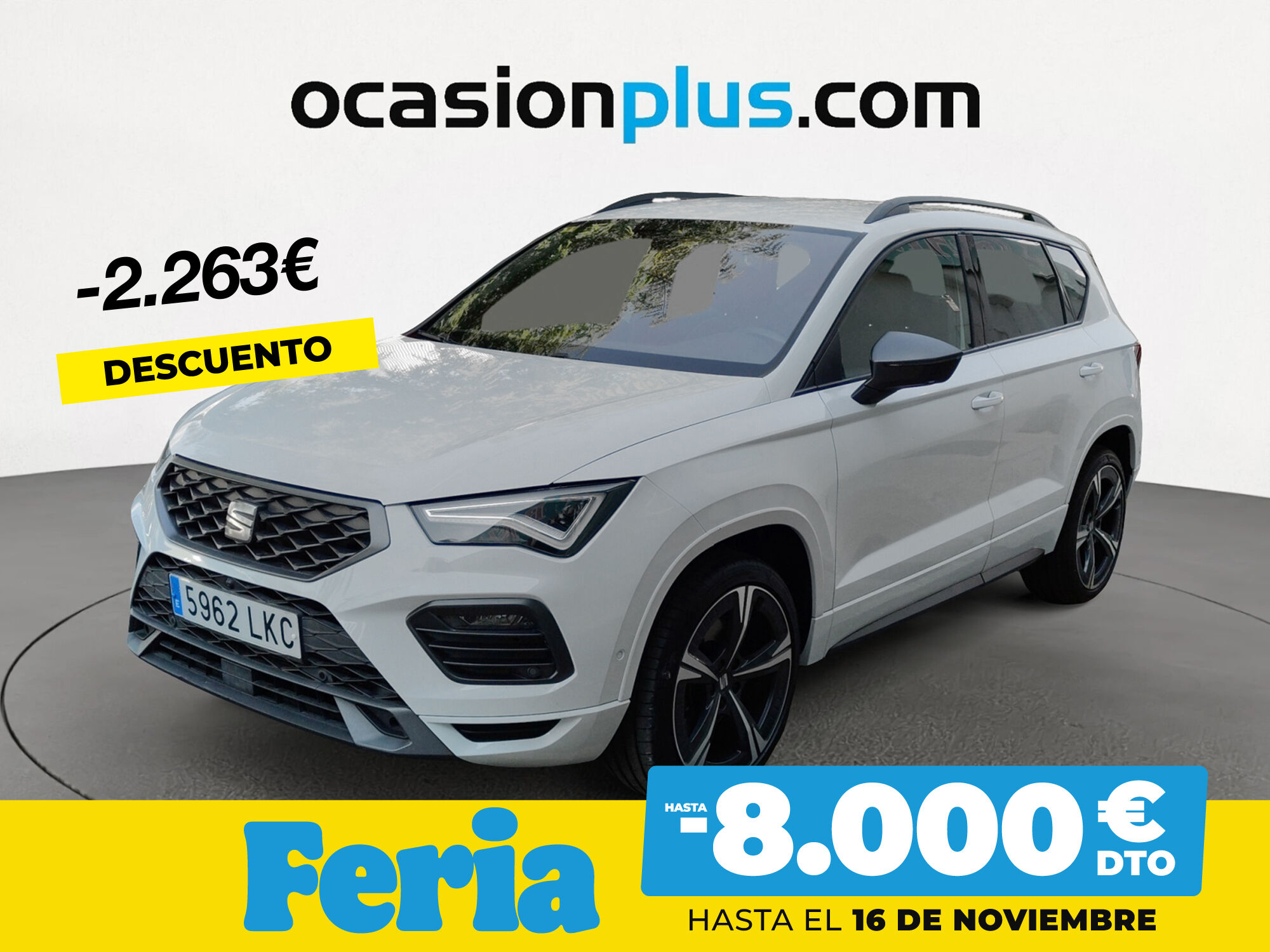 SEAT Ateca (1.5 TSI S&S FR Go DSG 110 kW (150 CV)) en Madrid