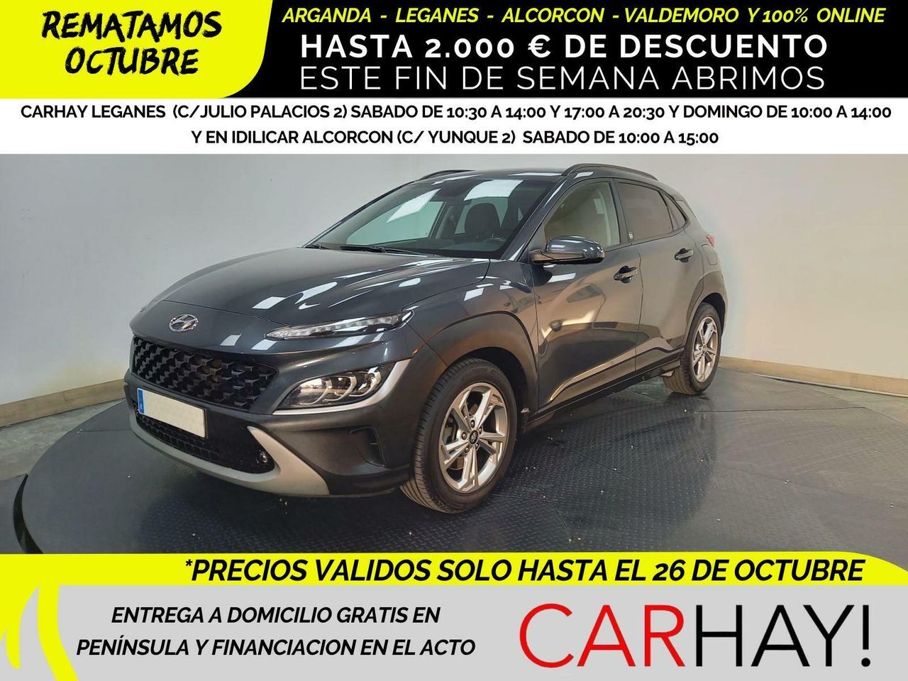 HYUNDAI Kona (1.0T-GDI EDITON 30 120CV) en Madrid