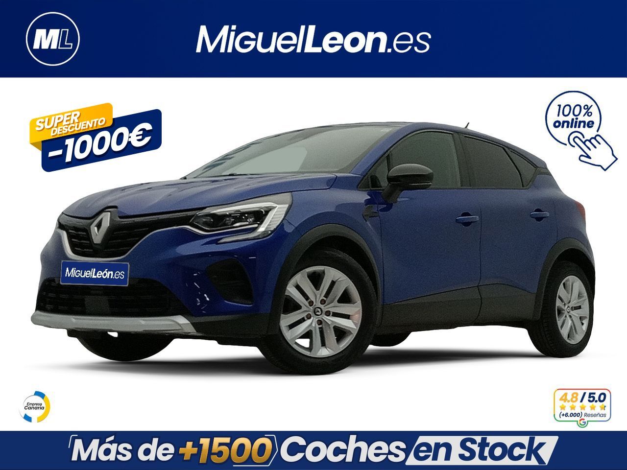 RENAULT Captur (Intens TCe 90) en Palmas, Las