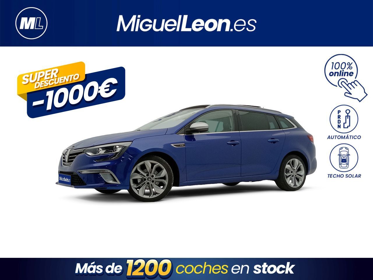 RENAULT Mégane (Sp. Tou. GT Line En. TCe 97kW (130) EDC) en Palmas, Las