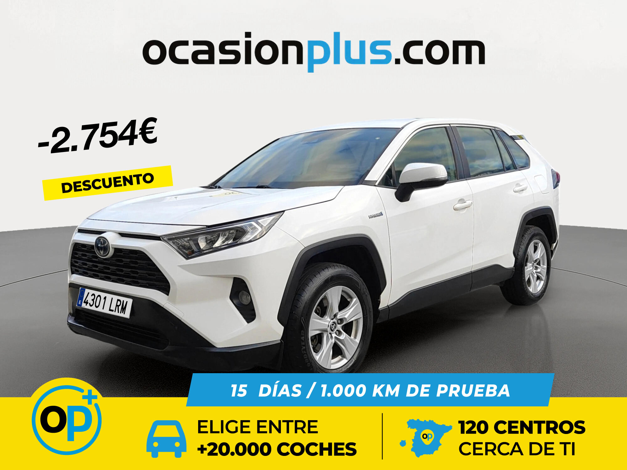 TOYOTA RAV-4 (2.5l hybrid Advance 4WD 163 kW (222 CV)) en Madrid