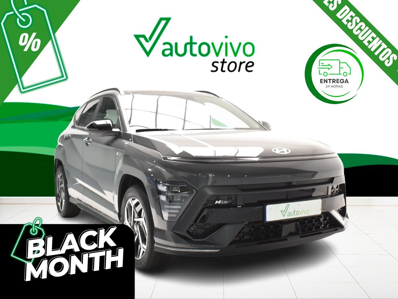 HYUNDAI Kona (N LINE STYLE 1.6 GDI HEV DCT 129CV 5P) en Barcelona