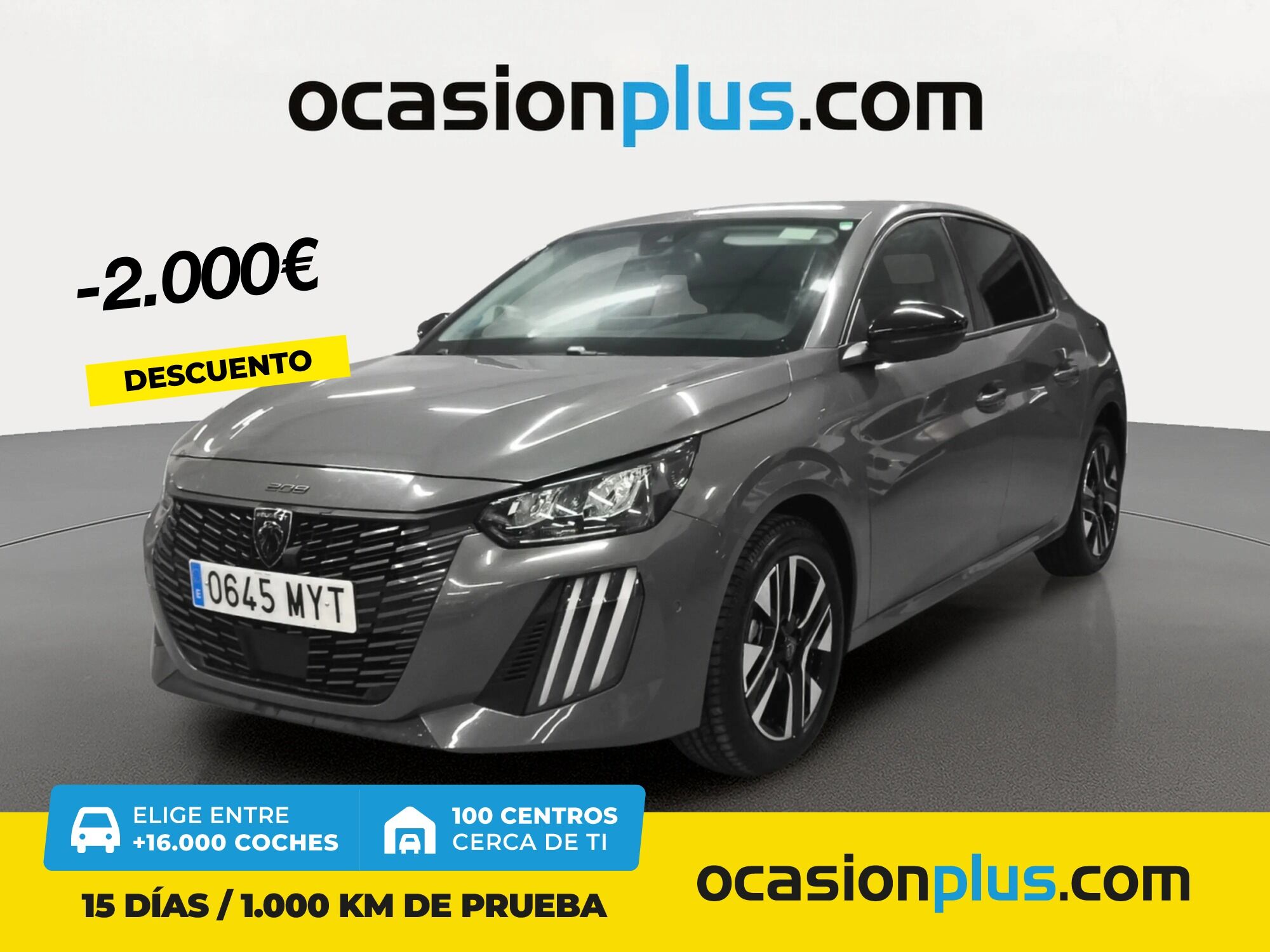 PEUGEOT 208 (Allure Hybrid eDCS6 75 kW (100 CV)) en Madrid