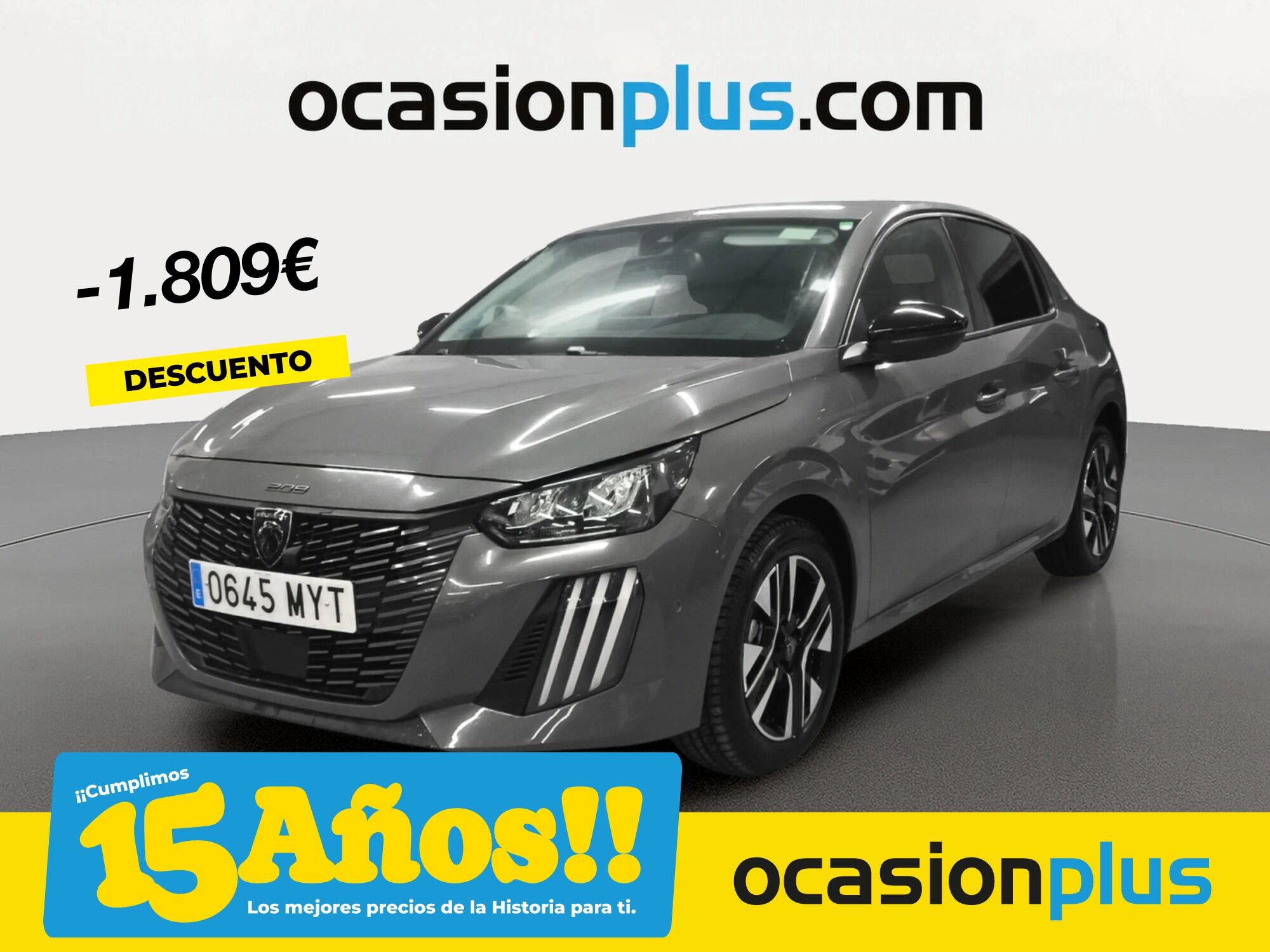 PEUGEOT 208 (Allure Hybrid eDCS6 75 kW (100 CV)) en Madrid