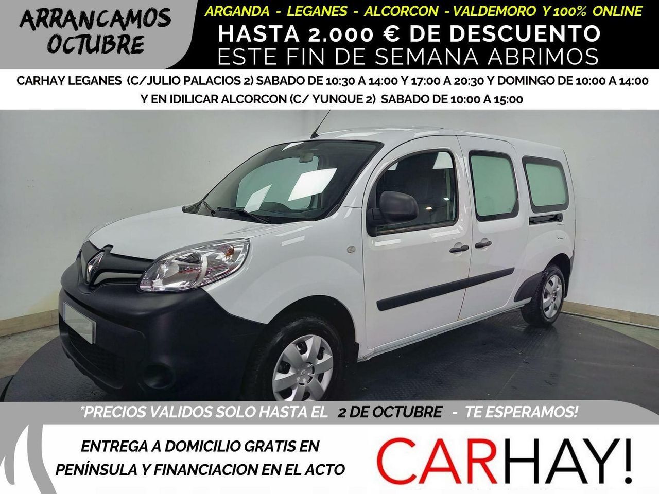 RENAULT Kangoo (EXPRESS MAXI 1.5 Blue 95CV Grand Confort) en Madrid
