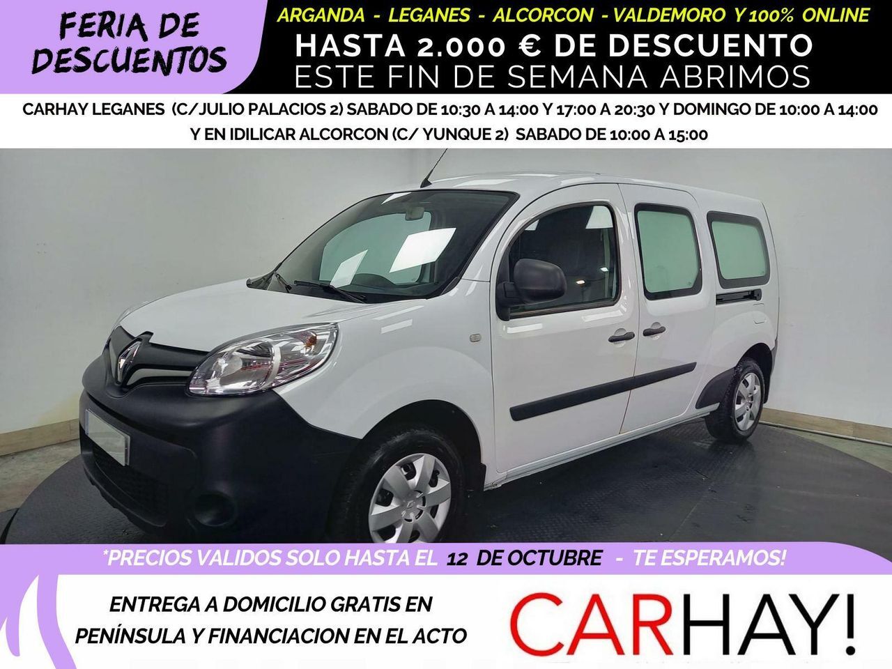 RENAULT Kangoo (EXPRESS MAXI 1.5 Blue 95CV Grand Confort) en Madrid