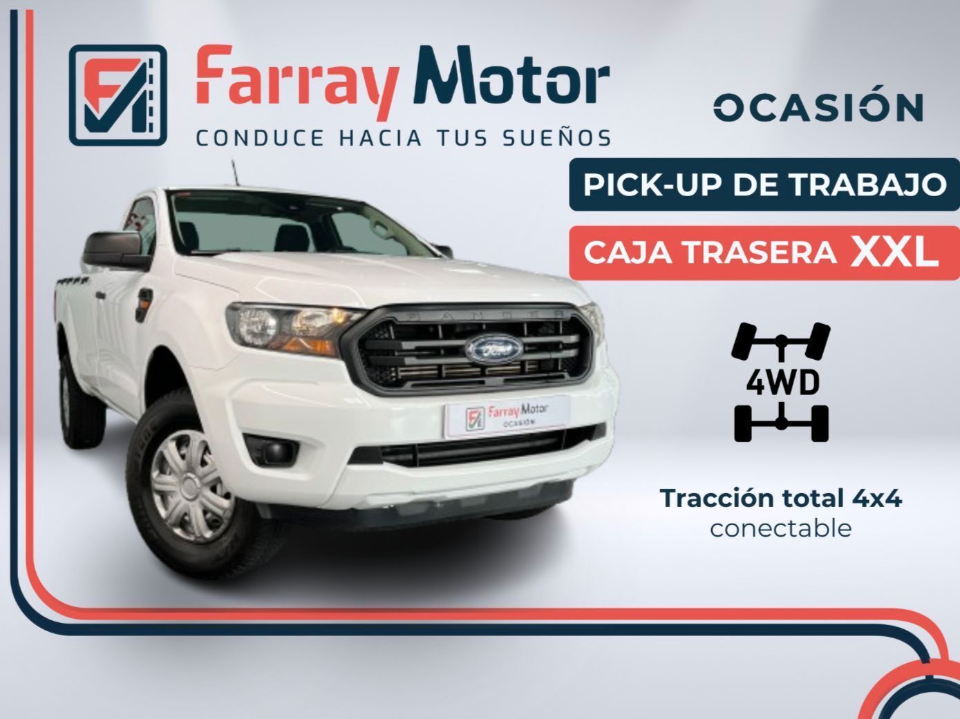 FORD Ranger (2.0 Ecoblue S&S Chasis Cb.Sencilla XL 4x4 170) en Tenerife