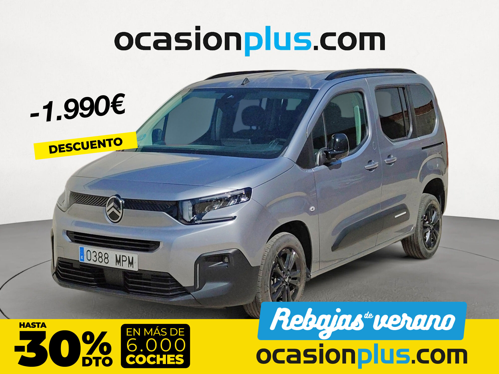 CITROEN Berlingo (BlueHDi 100 S&S Plus Talla M 75 kW (102 CV)) en Madrid