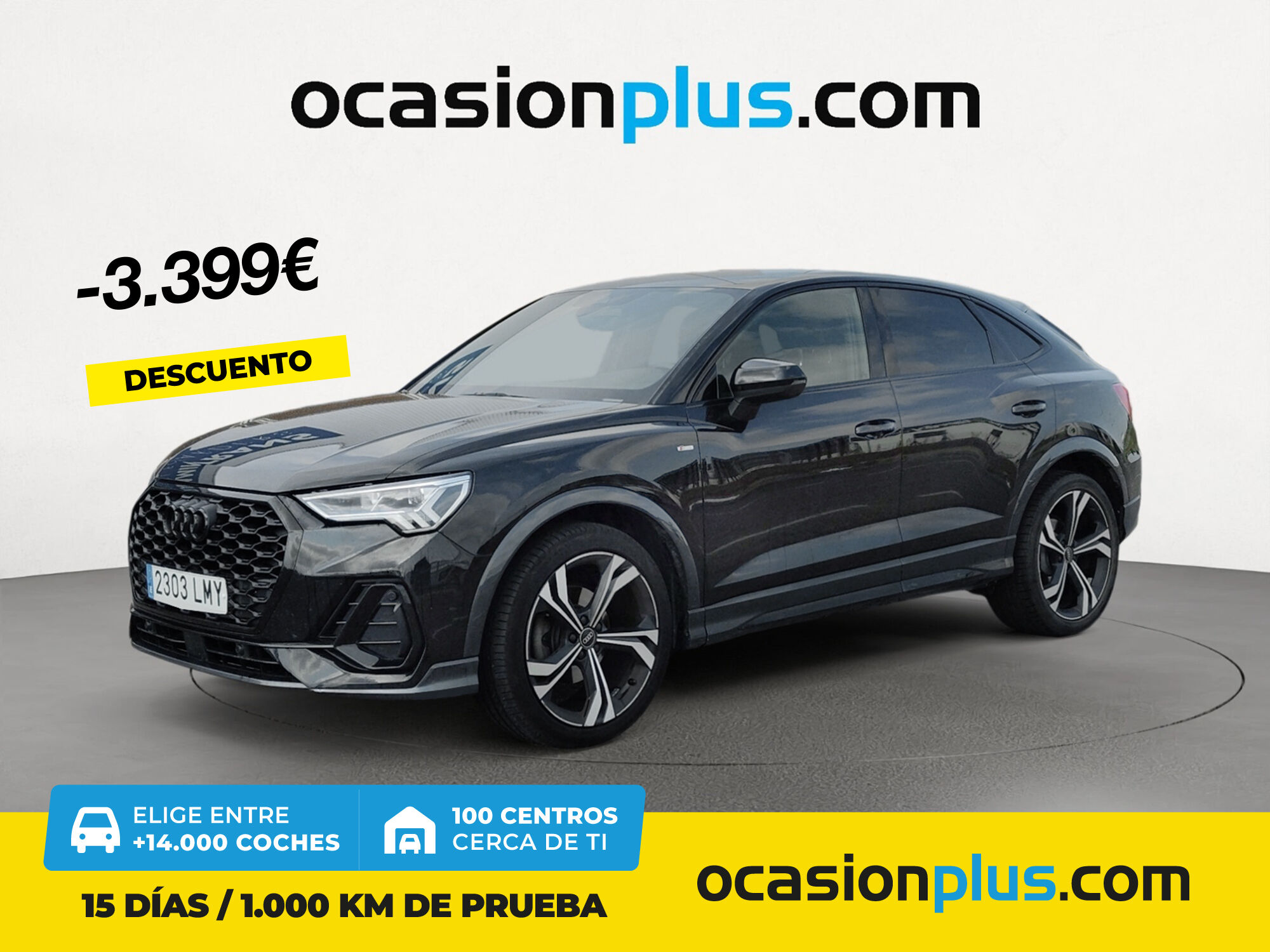 AUDI Q3 (Black line 35 TDI 110 kW (150 CV) S tronic) en Madrid