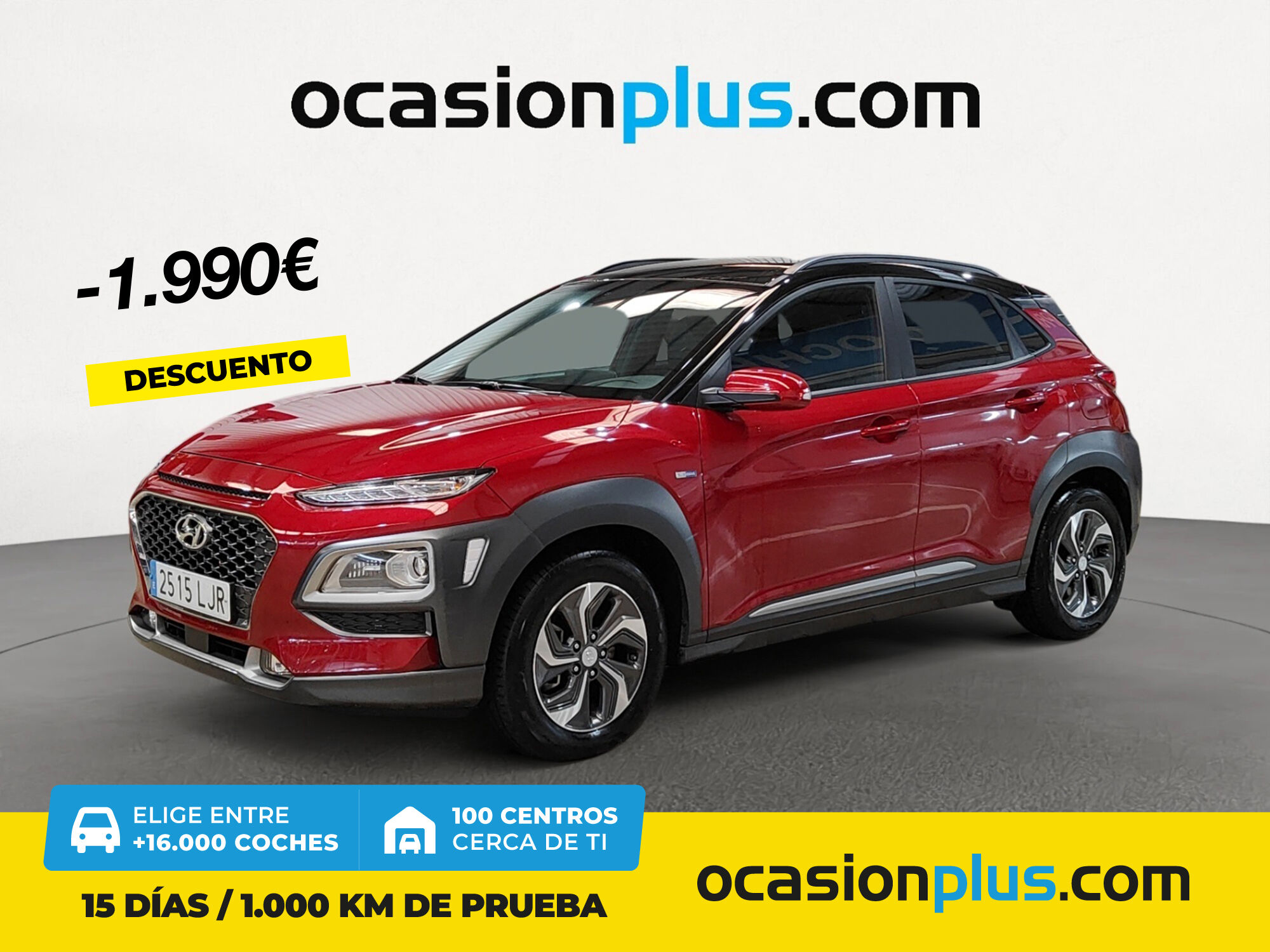 HYUNDAI Kona (1.6 GDI HEV Tecno Red DCT 104 kW (141 CV)) en Madrid