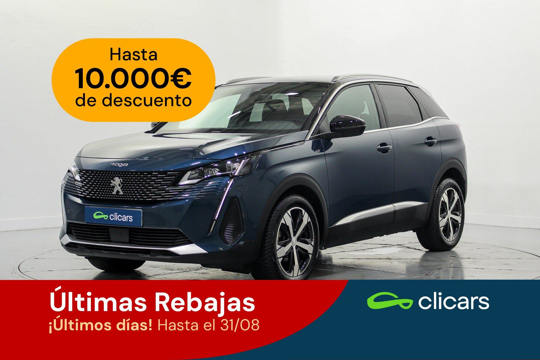 PEUGEOT 3008 (3008 1.5BlueHDi GT S&S EAT8 130) en Madrid