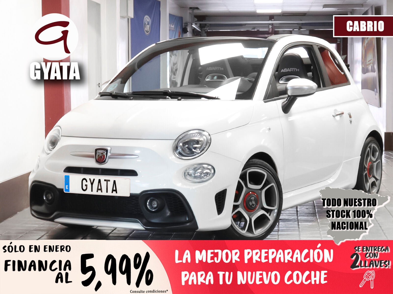 ABARTH 595 (1.4 16v T-Jet 595 Turismo 121 kW (165 CV)) en Madrid