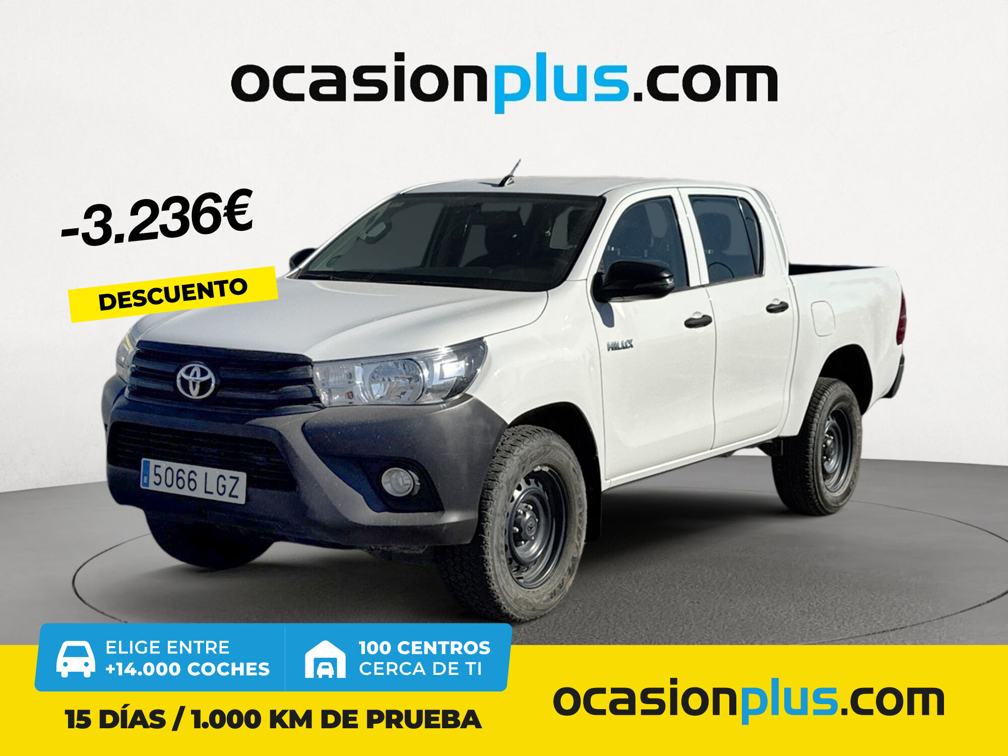 TOYOTA Hilux (2.4 D-4D Doble Cabina GX 110 kW (150 CV)) en Madrid