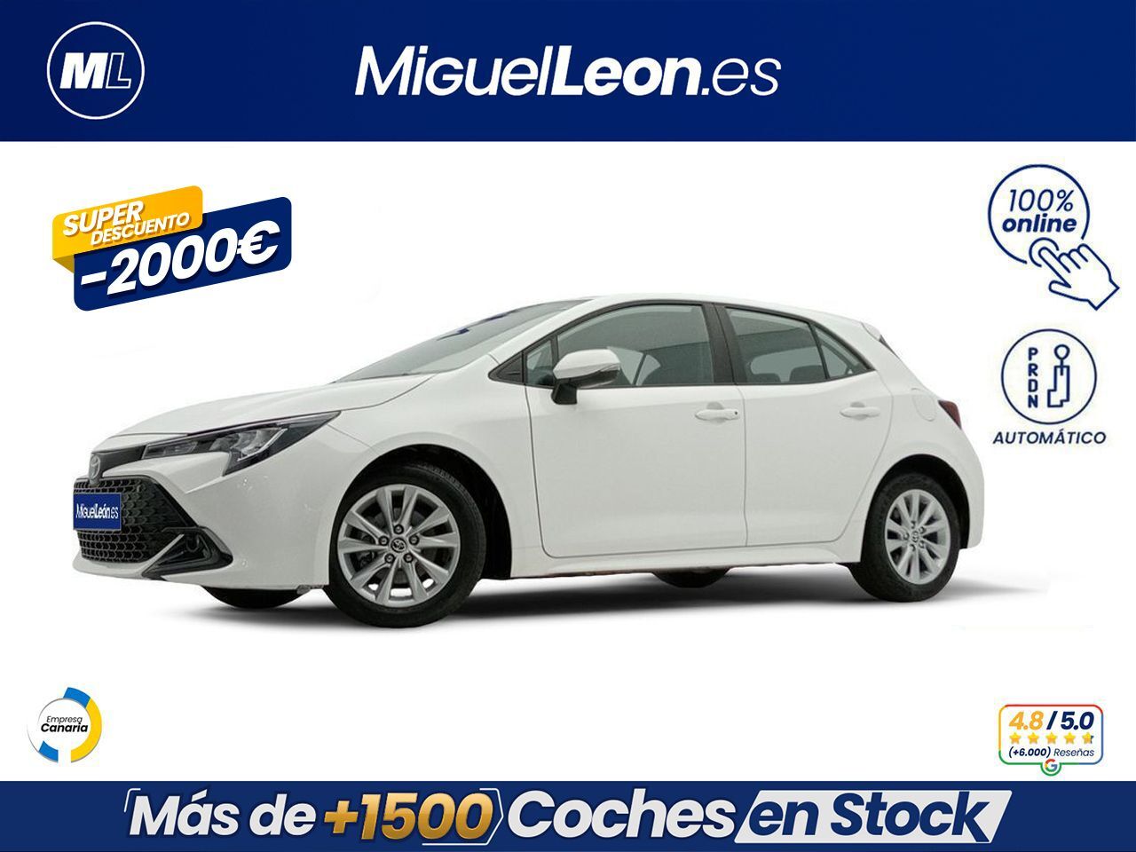 TOYOTA Corolla (140H Active Plus) en Palmas, Las
