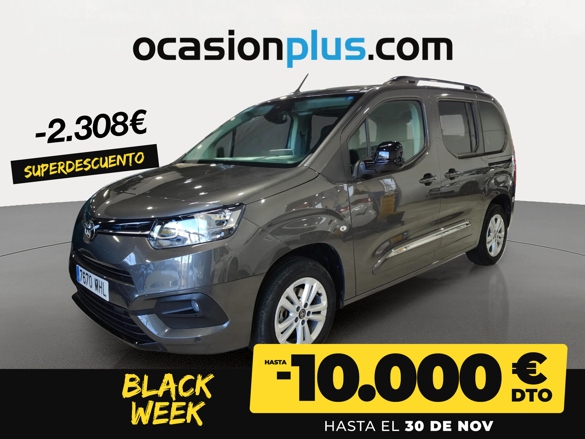 TOYOTA Proace City Verso (1.2 Family Active L1 81 kW (110 CV)) en Madrid