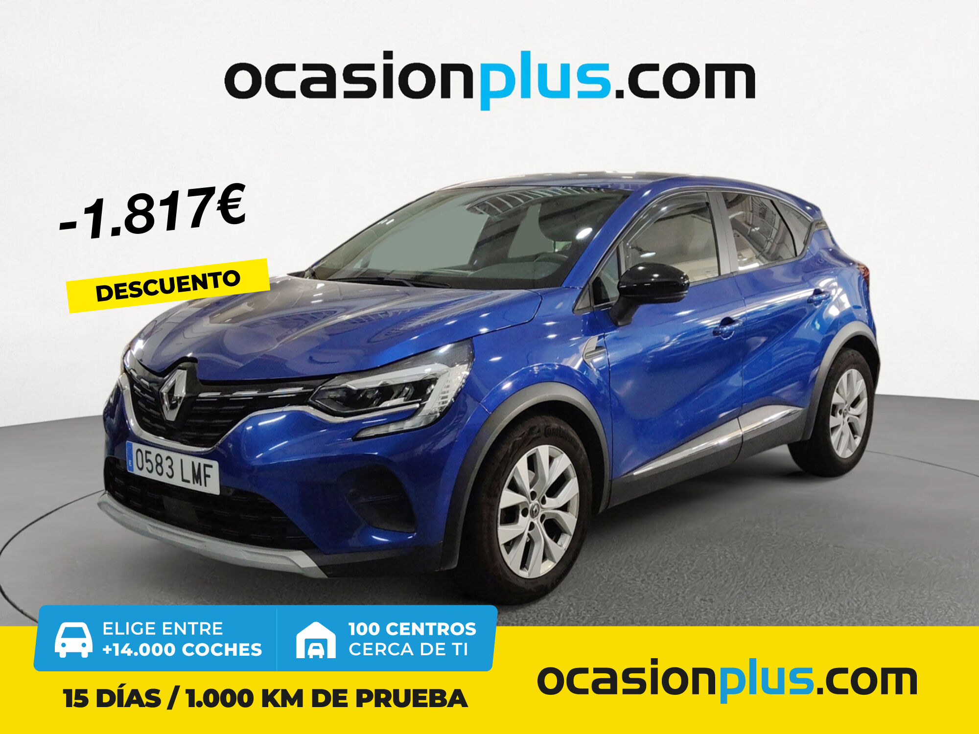 RENAULT Captur (Intens TCe 74 kW (100 CV)) en Madrid
