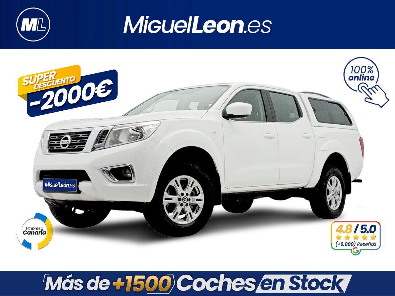 NISSAN Navara (2.3 163CV PICK UP) en Palmas, Las