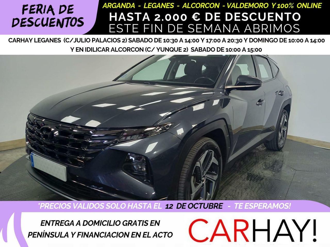 HYUNDAI Tucson (1.6 TGDI PHEV 195KW MAXX AUTO 4X4) en Madrid