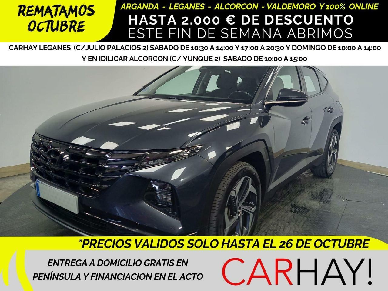 HYUNDAI Tucson (1.6 TGDI PHEV 195KW MAXX AUTO 4X4) en Madrid