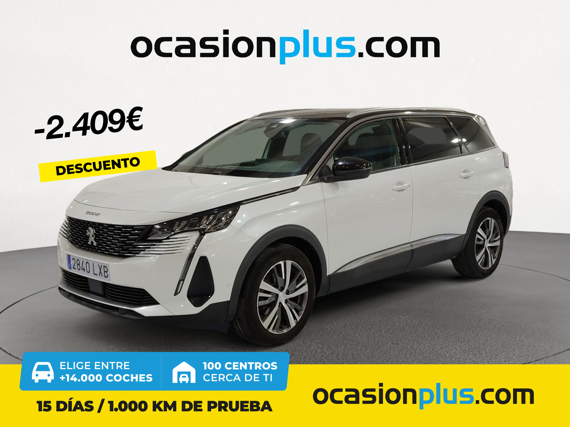 PEUGEOT 5008 (BlueHDI 130 S&S Allure Pack EAT8 96 kW (130 CV)) en Madrid