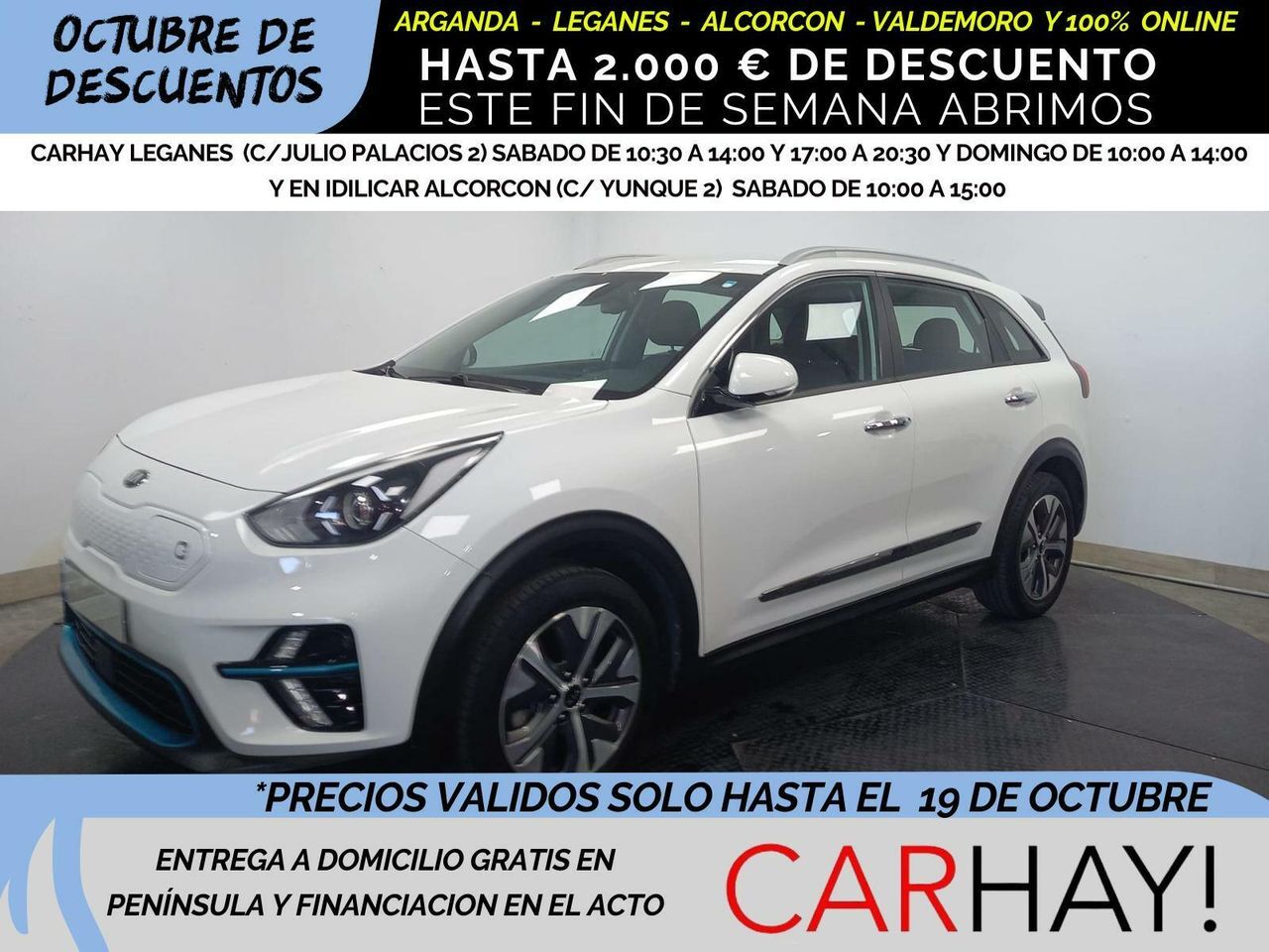 KIA Niro (DRIVE 204CV - 460KM AUTONOMIA) en Madrid