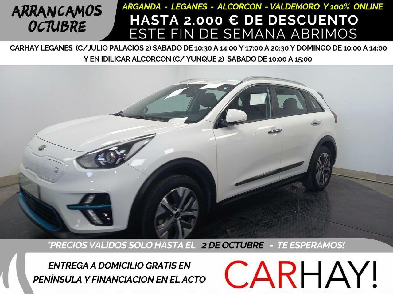 KIA Niro (DRIVE 204CV - 460KM AUTONOMIA) en Madrid