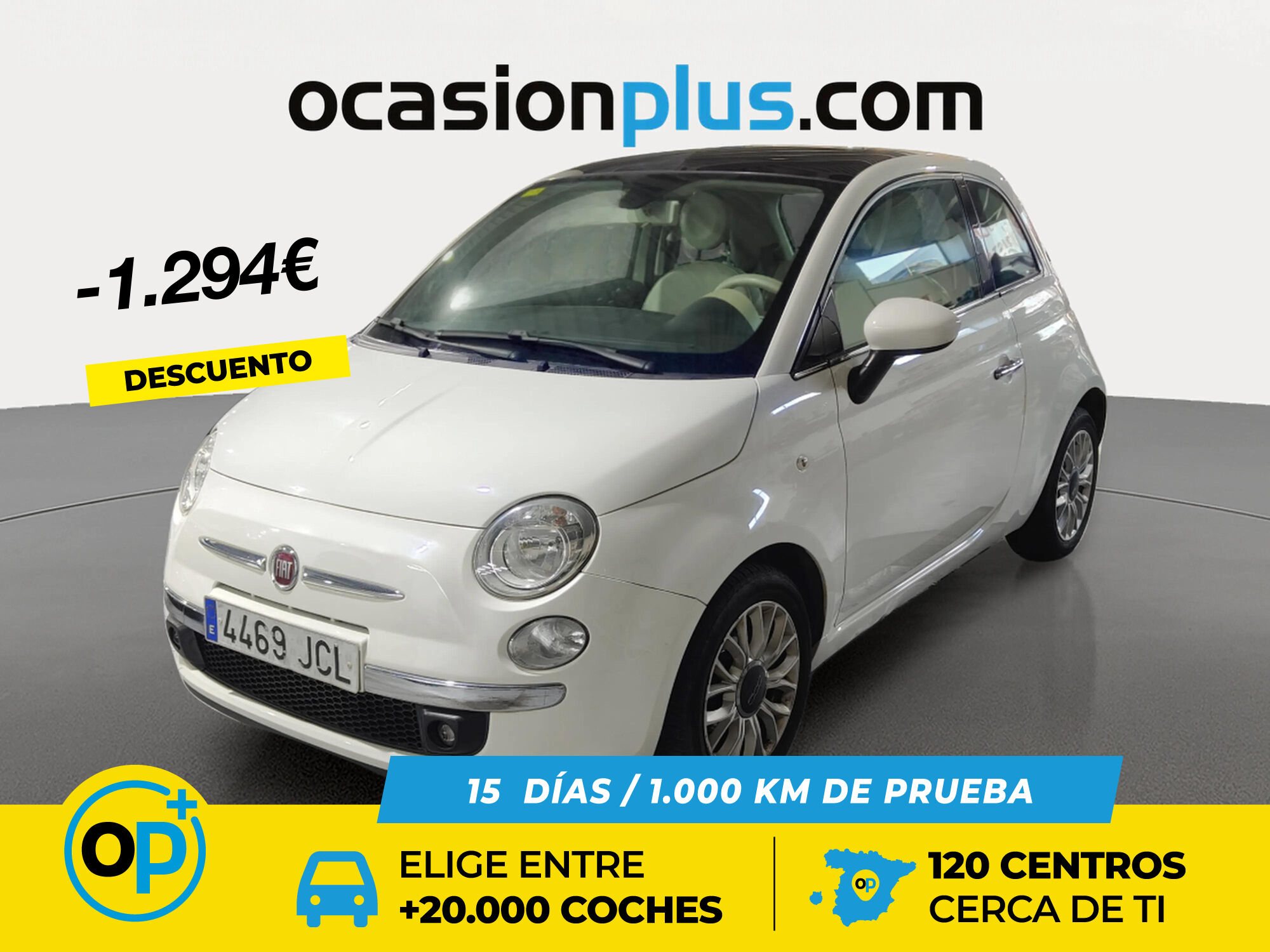 FIAT 500 (1.2 8v Lounge 51 kW (69 CV)) en Madrid