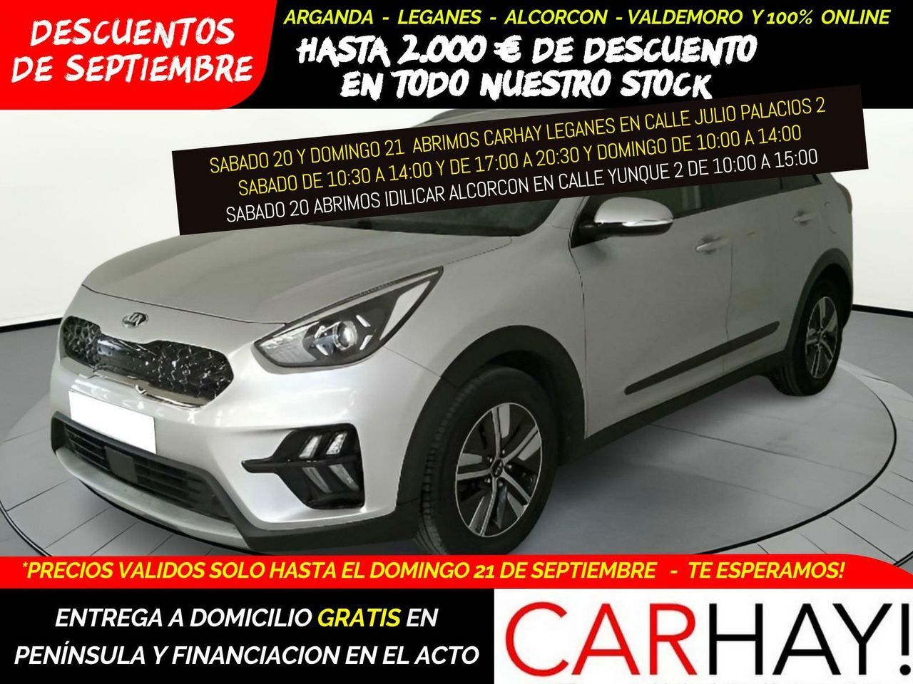 KIA Niro (1.6 GDI HEV 104KW (141CV) DRIVE) en Madrid