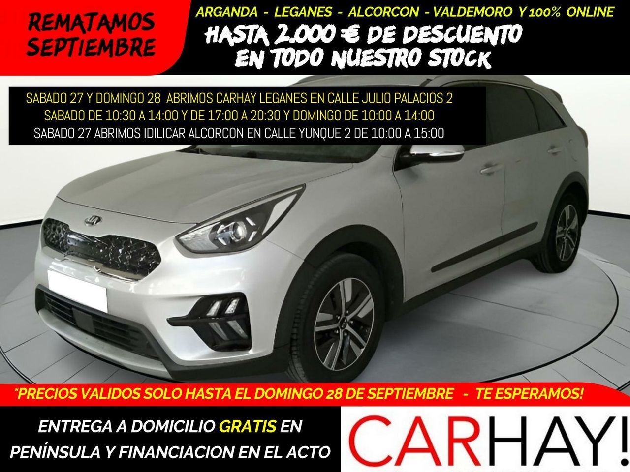 KIA Niro (1.6 GDI HEV 104KW (141CV) DRIVE) en Madrid
