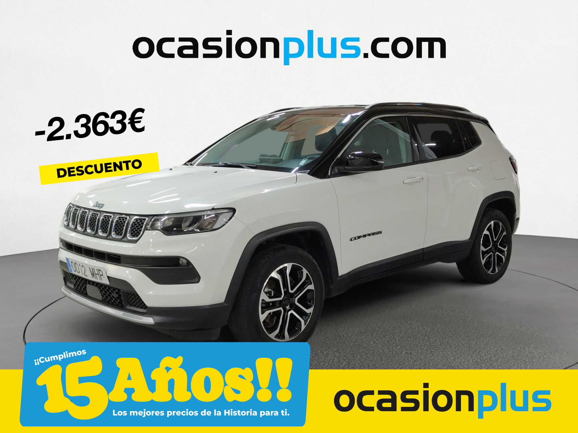 JEEP Compass (1.3 PHEV Limited AWD AT 140 kW (190 CV)) en Madrid