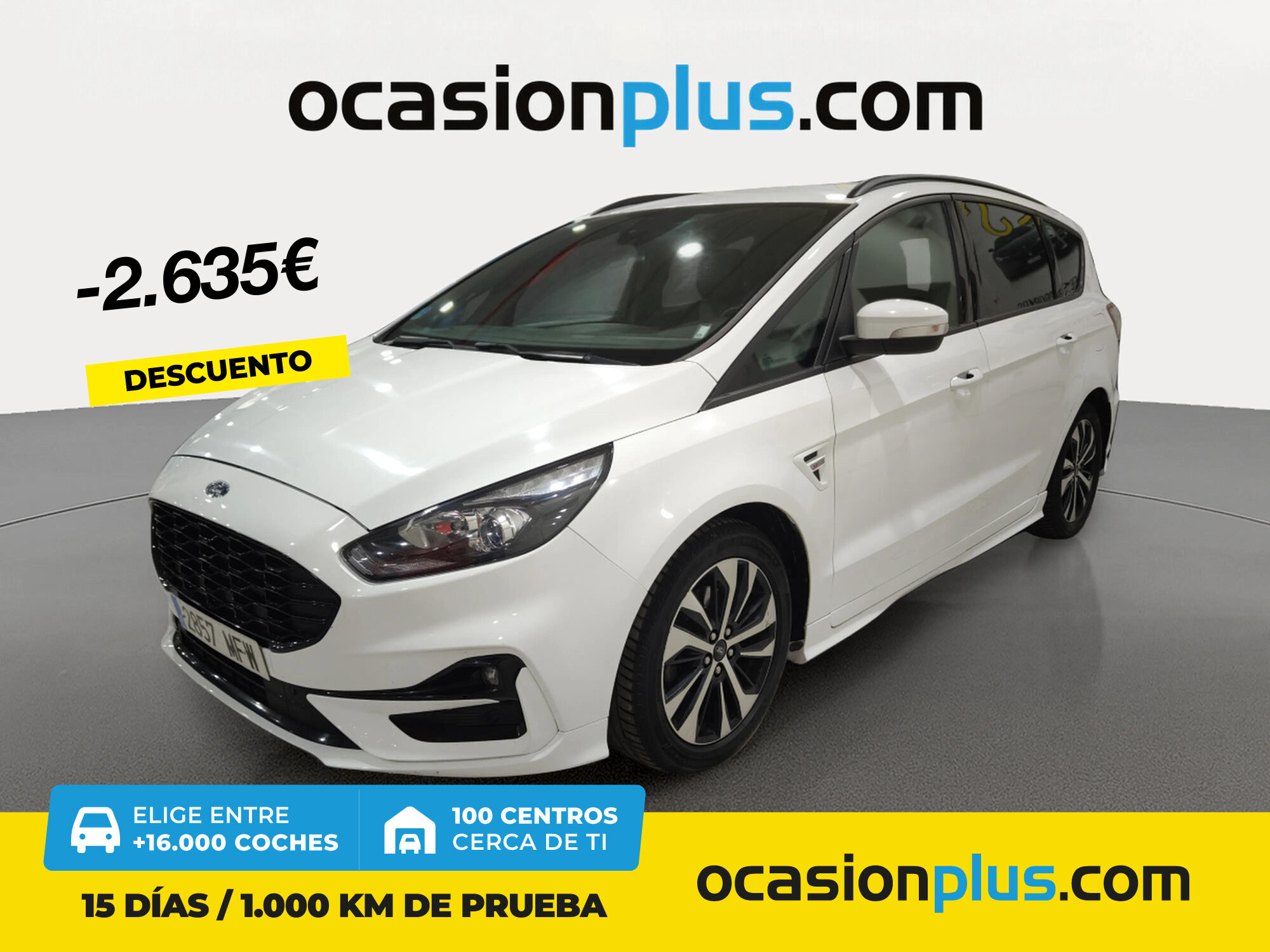 FORD S-Max (2.5 Duratec Atk. FHEV ST-Line Auto 140 kW (190 CV)) en Madrid