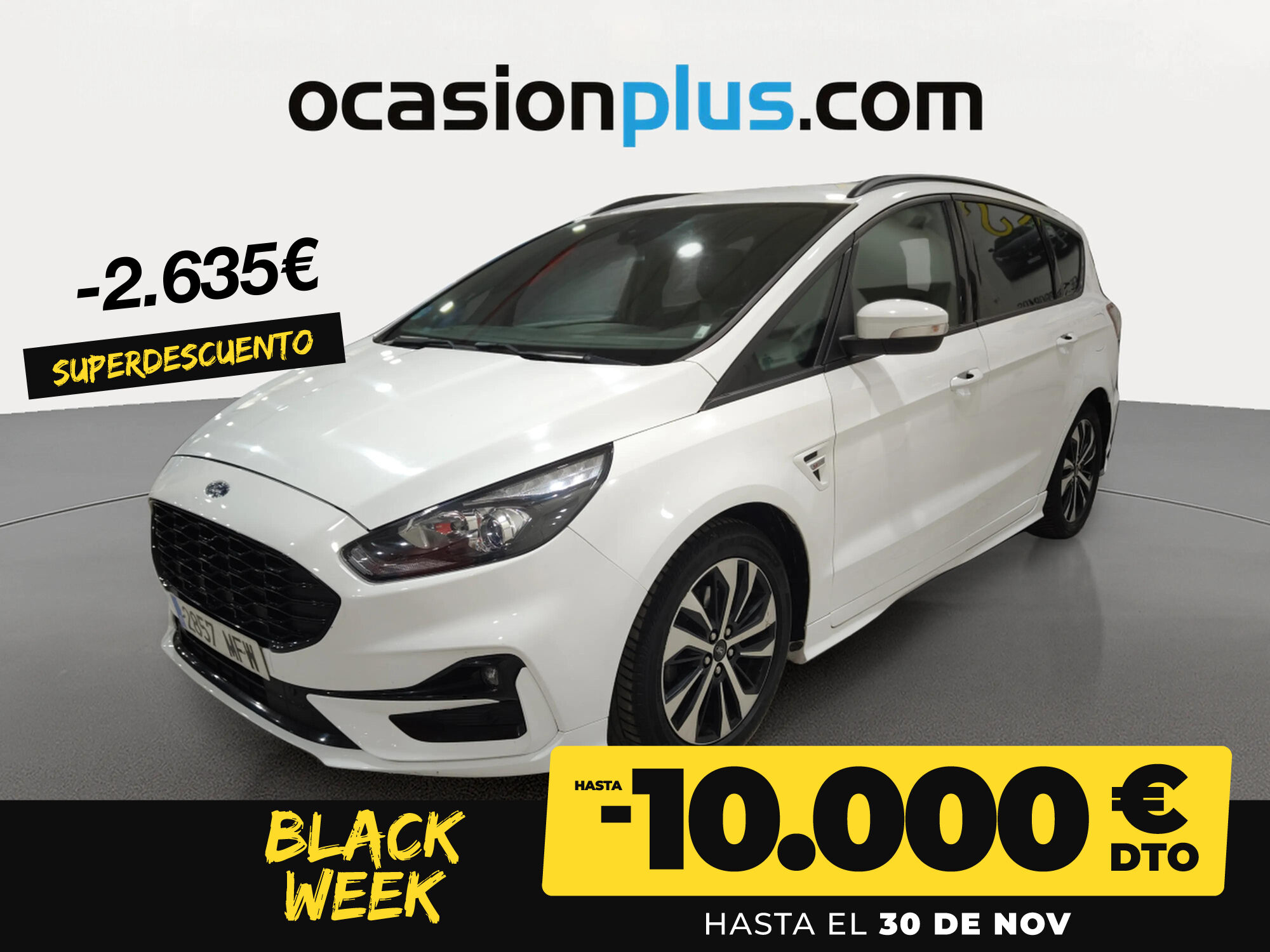 FORD S-Max (2.5 Duratec Atk. FHEV ST-Line Auto 140 kW (190 CV)) en Madrid
