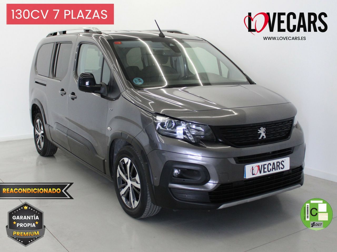 PEUGEOT Rifter (GT BlueHDi 130 S&S 6 Vel. MAN 7 plazas Long) en Pontevedra