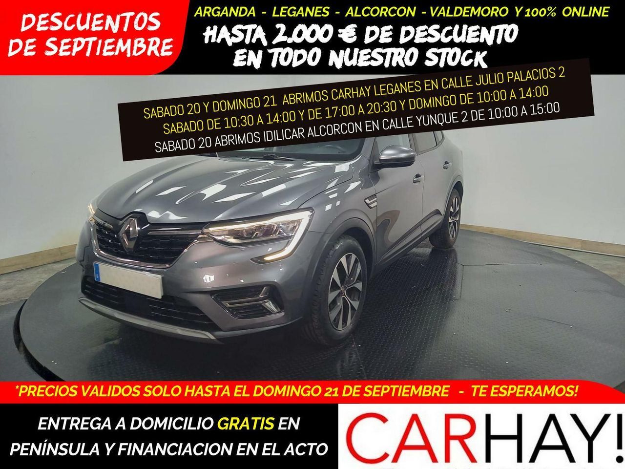 RENAULT Arkana (BUSINESS 1.6 T-TECH HYBRID  BVA6 E6D 145) en Madrid