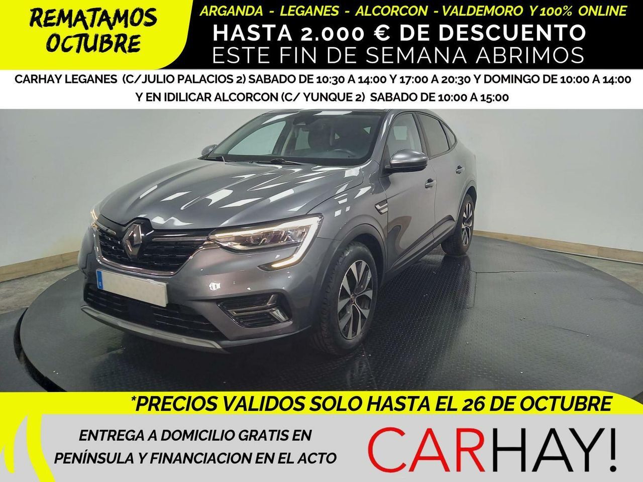 RENAULT Arkana (BUSINESS 1.6 T-TECH HYBRID  BVA6 E6D 145) en Madrid