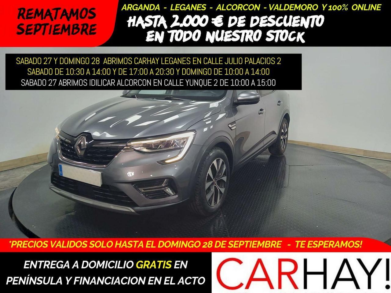RENAULT Arkana (BUSINESS 1.6 T-TECH HYBRID  BVA6 E6D 145) en Madrid