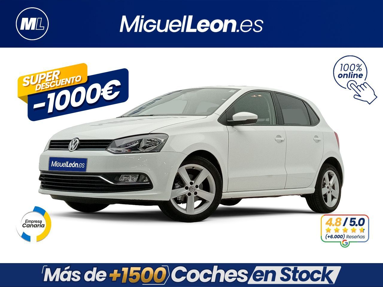 VOLKSWAGEN Polo (1.0 TSI 95CV BlueMotion) en Palmas, Las