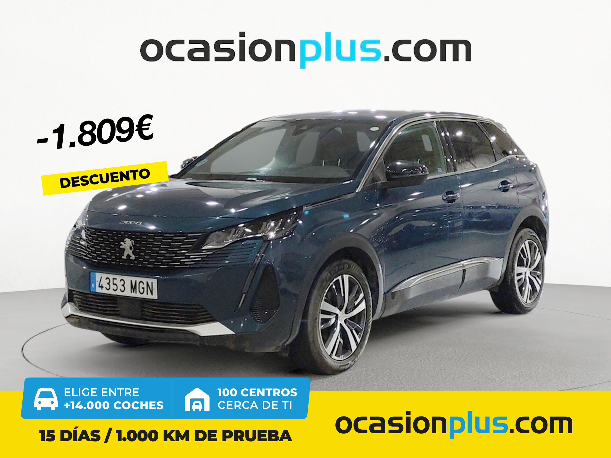 PEUGEOT 3008 (PureTech 130 S&S Allure Pack EAT8 96 kW (130 CV)) en Madrid