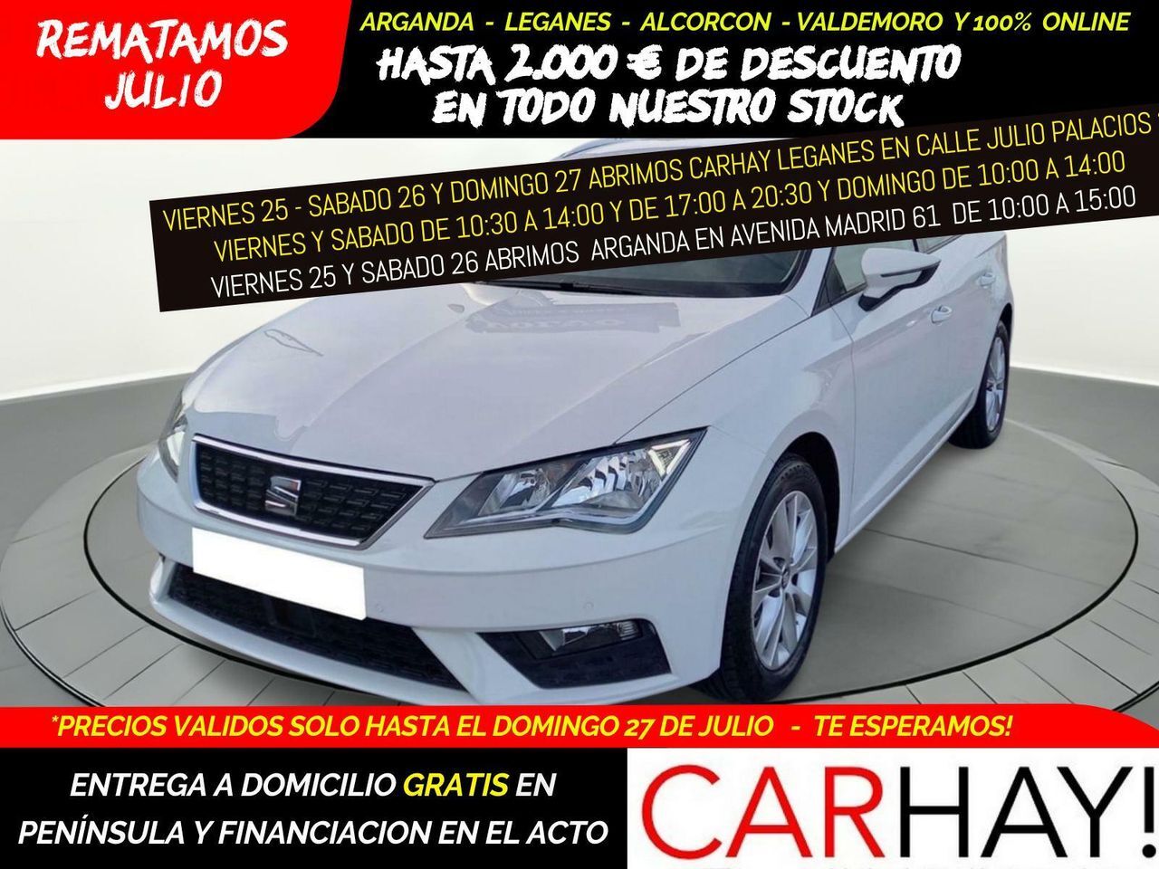 SEAT León (St 1.6 Tdi 85 kw(115cv) St&sp Style) en Madrid