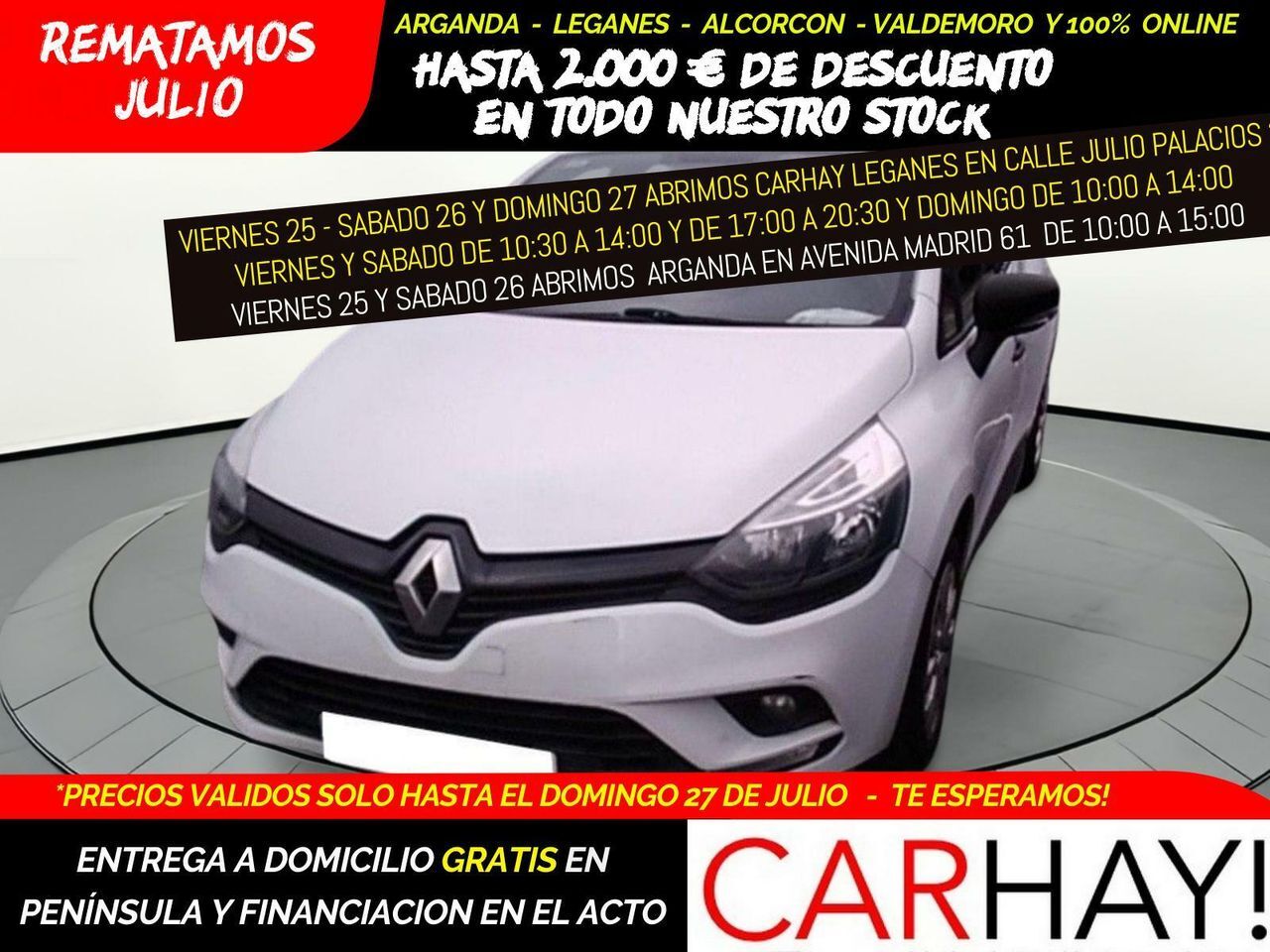 RENAULT Clio (Business Energy dCi 55kW (75CV) -18) en Madrid