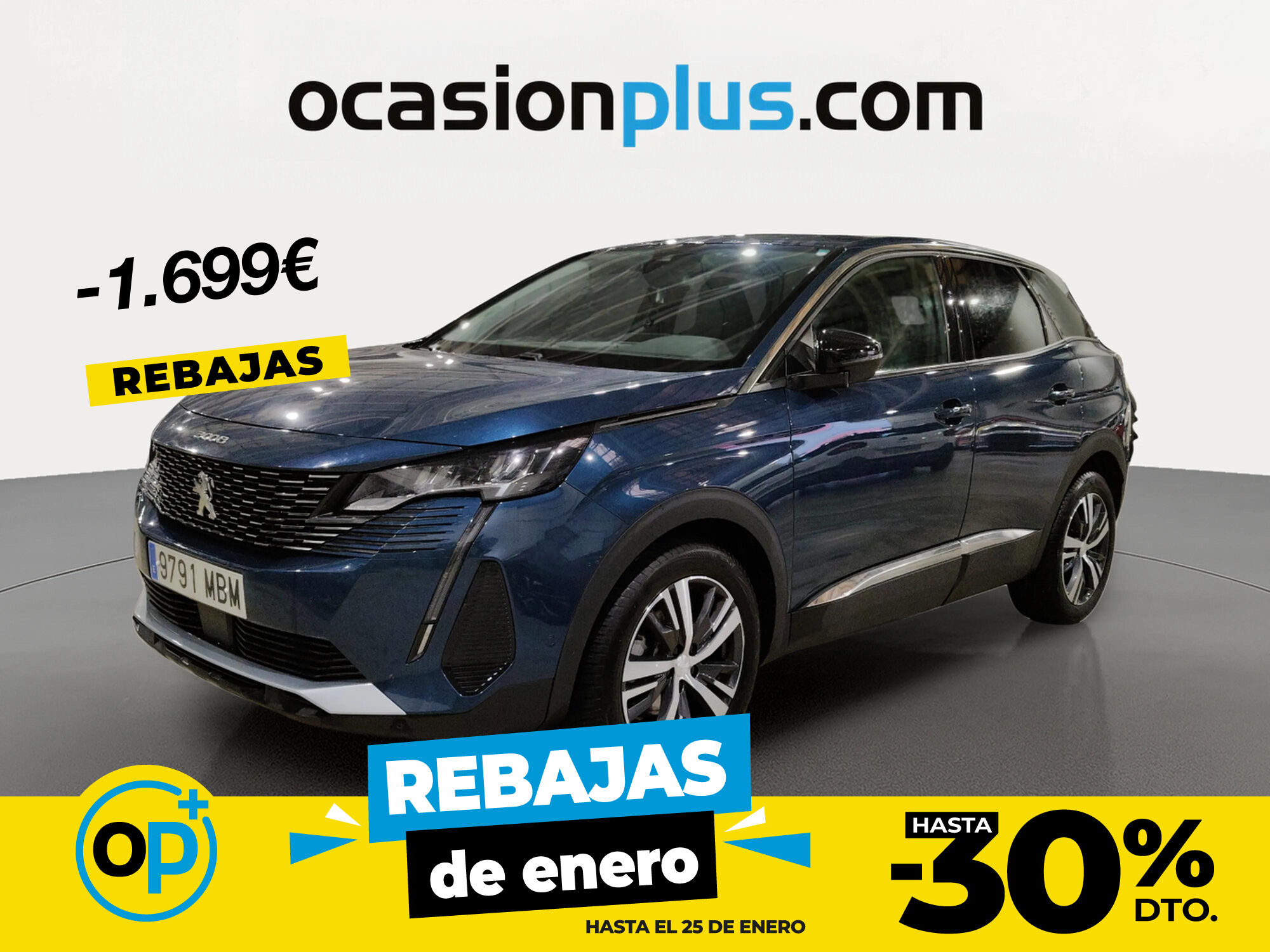 PEUGEOT 3008 (BlueHDi 130 S&S Allure Pack EAT8 96 kW (130 CV)) en Madrid