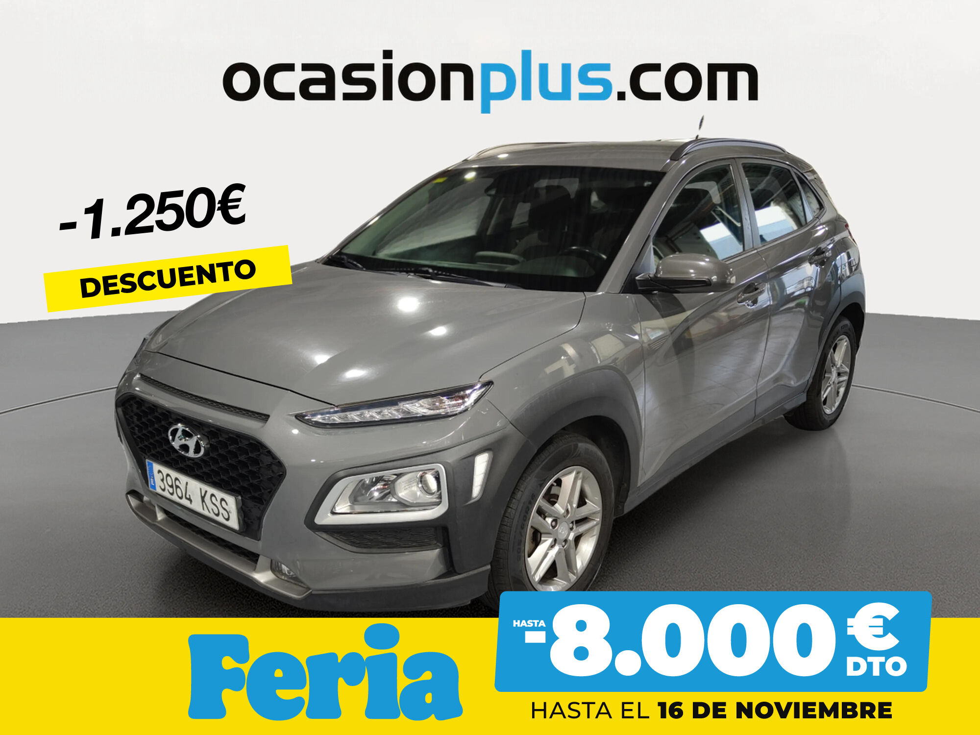HYUNDAI Kona (1.0 TGDI Klass 4x2 88 kW (120 CV)) en Madrid