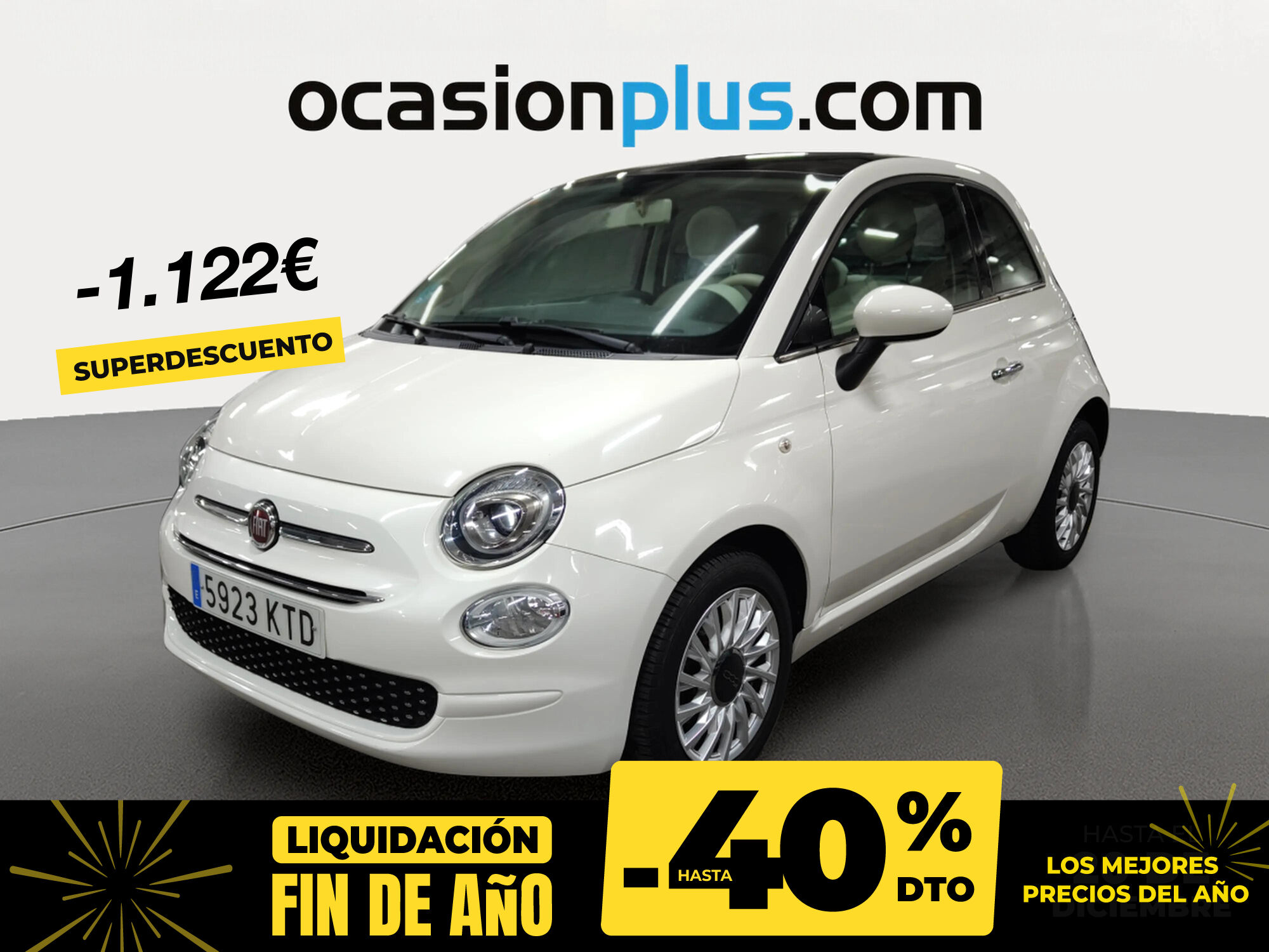 FIAT 500 (1.2 8v Lounge 51 kW (69 CV)) en Madrid