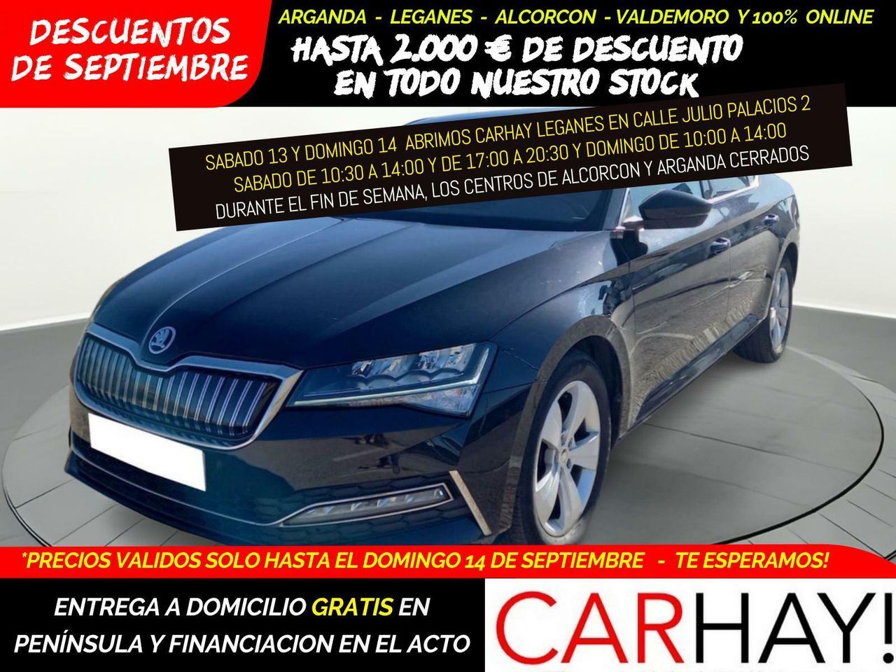 SKODA Superb (1.4 TSI PHEV AMBITION DSG AUT) en Madrid
