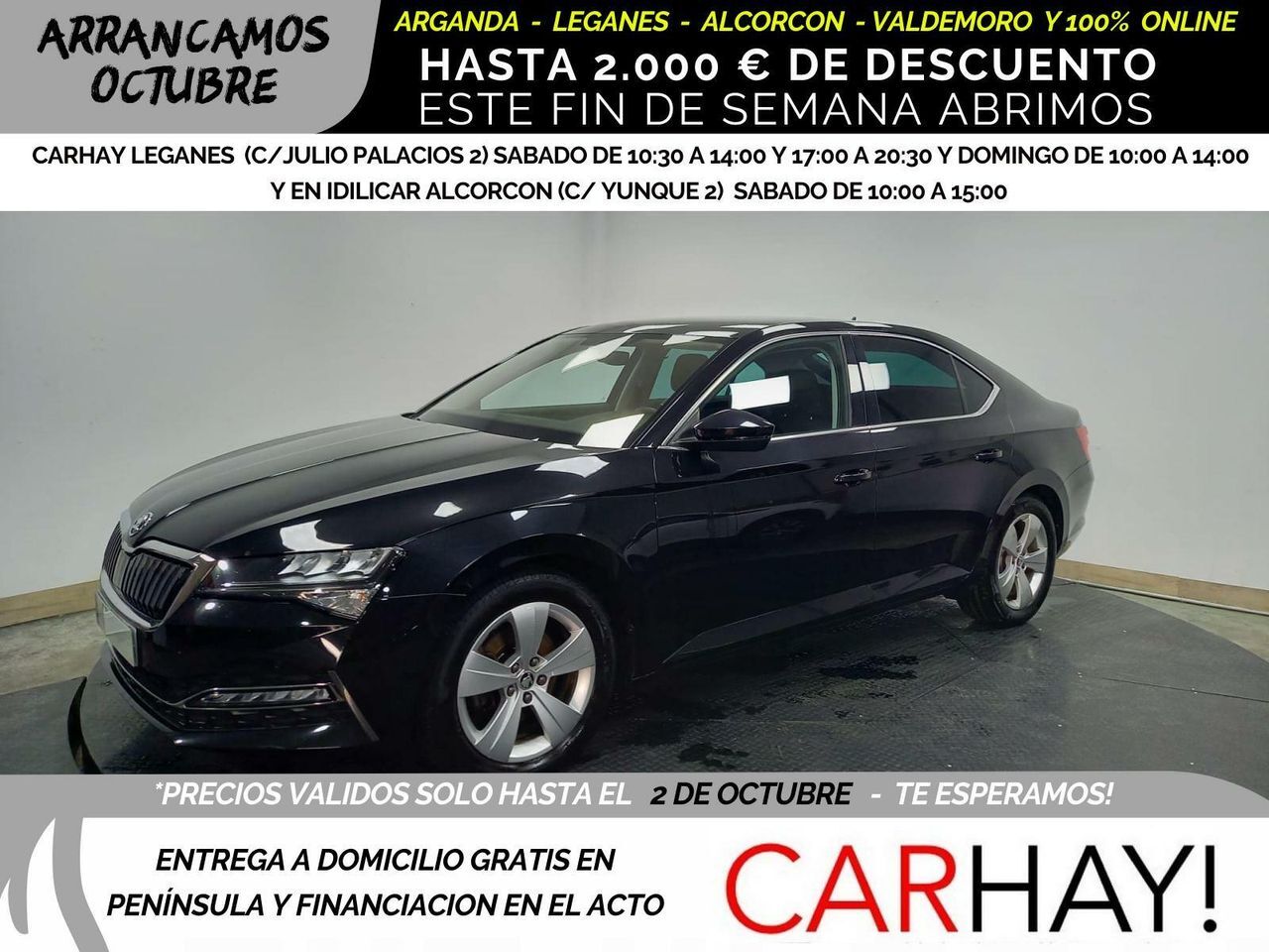 SKODA Superb (1.4 TSI PHEV AMBITION DSG AUT) en Madrid