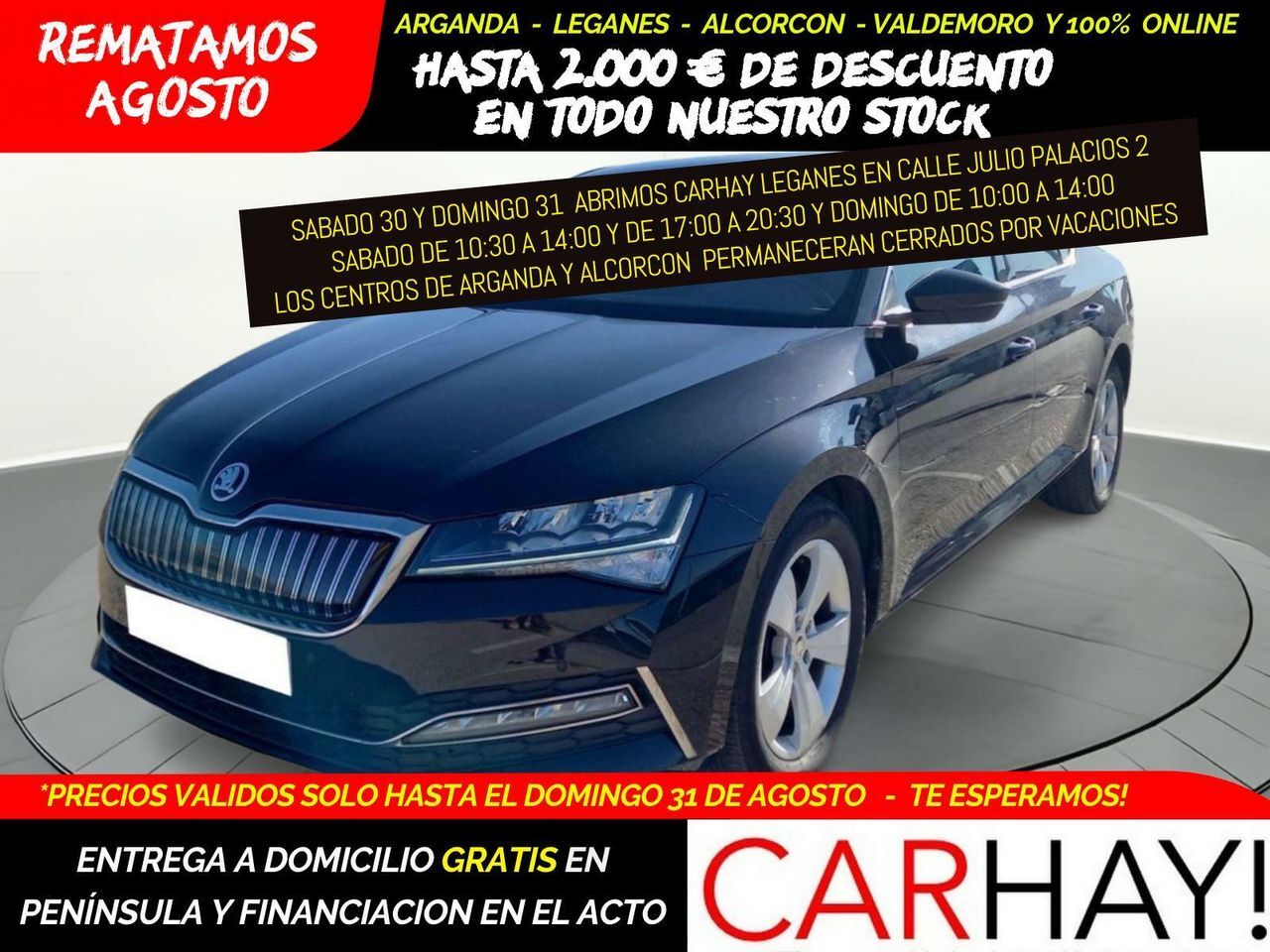 SKODA Superb (1.4 TSI PHEV AMBITION DSG AUT) en Madrid